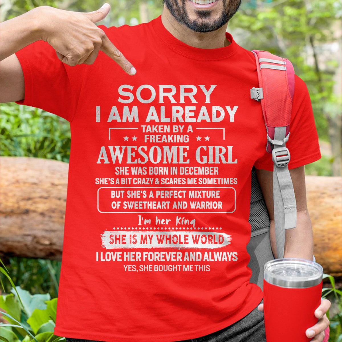 December - Awesome Girl - Perfect Gift For Your Boyfriend, Husband From Wife - kien12 (SKU04-86MT-12)