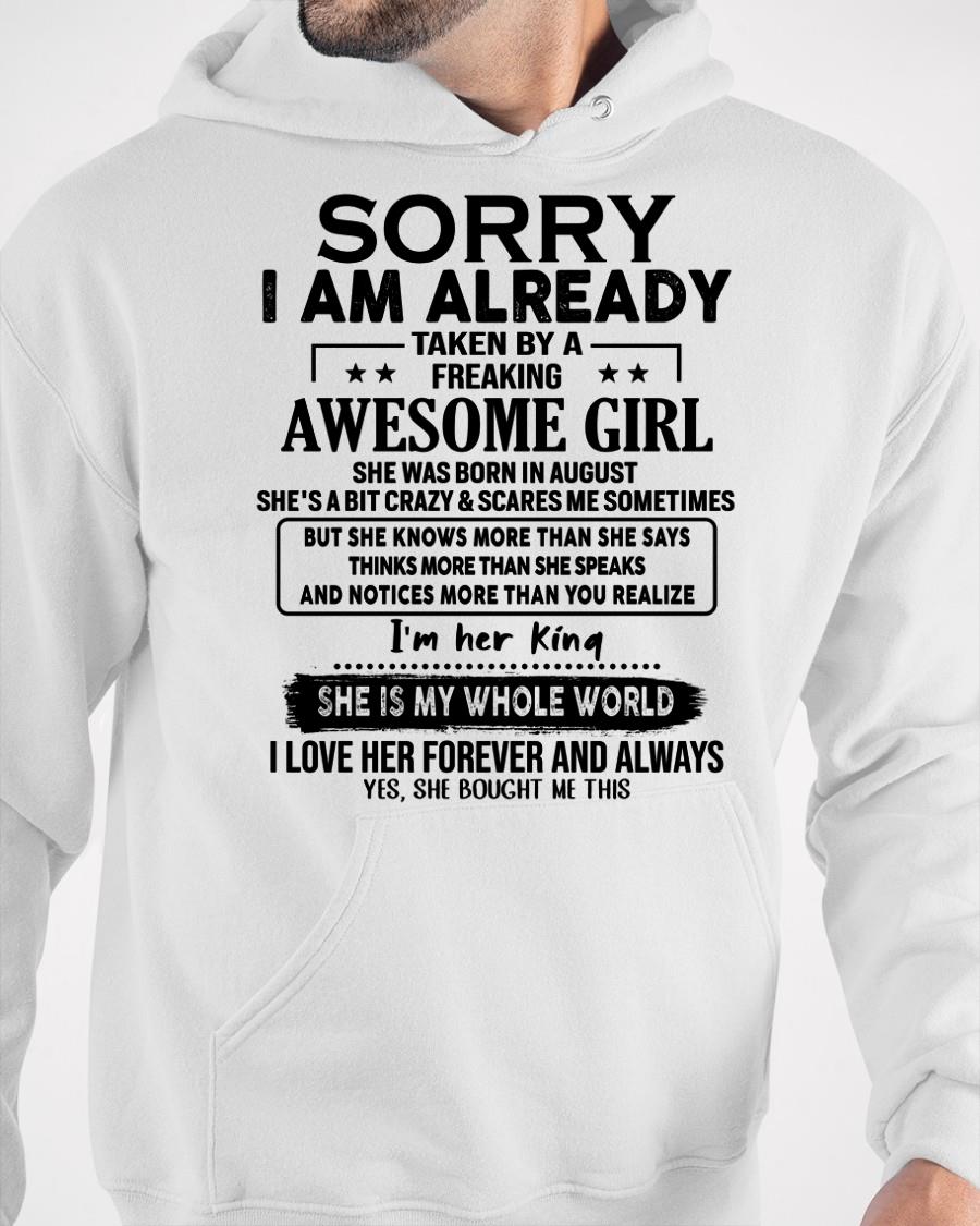 August - Awesome Girl born in August - Special gift for your boyfriend - From Wife kien08 (SKU.AT16)