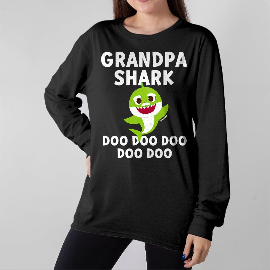Best Grandpa Shirt, Proud Grandpa Unisex T-Shirt/Hoodie/Sweatshirt HLT00 - Pinkfong Grandpa Shark Official T-shirt T-Shirt