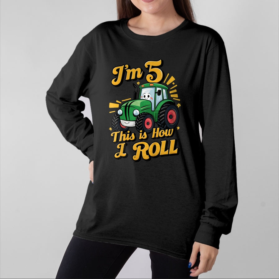 Best Farmer Life Shirt, Funny Farmer UnisexT-Shirt/Hoodie/Sweatshirt HLT00 - Kids Farm Green Tractor 5th Birthday Party Farmer Boy 5 Year Old T-Shirt