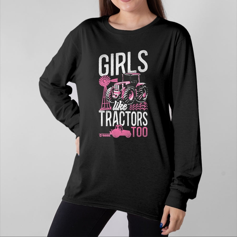 Best Farmer Life Shirt, Funny Farmer UnisexT-Shirt/Hoodie/Sweatshirt HLT00 - Farming Farmer Girl Tractor Tractor Vintage Girls Like T-Shirt