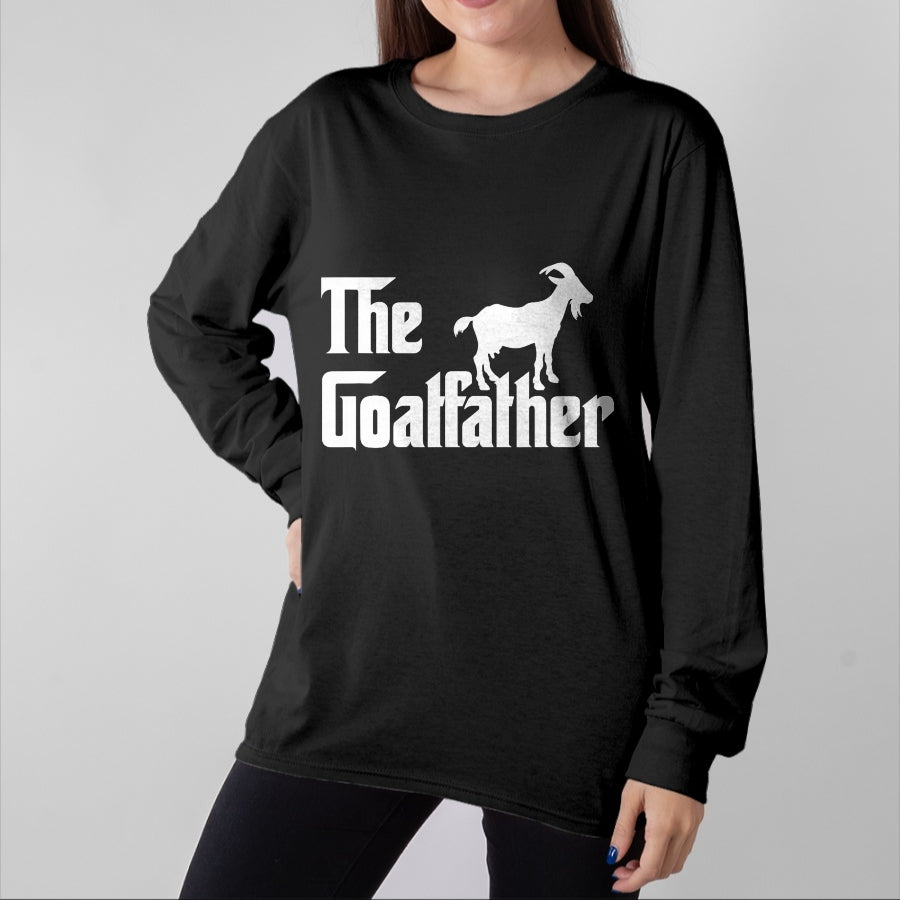 Best Farmer Life Shirt, Funny Farmer UnisexT-Shirt/Hoodie/Sweatshirt HLT00 - The Goatfather Funny Goat Father Lover T-Shirt Gift T-Shirt