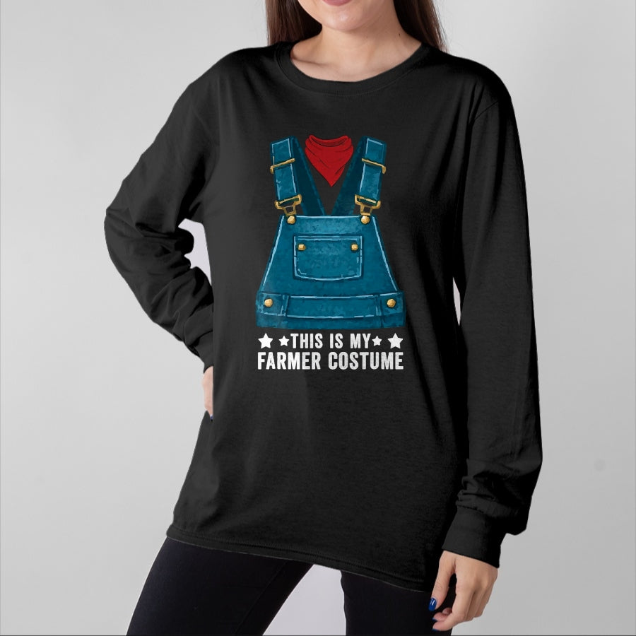 Best Farmer Life Shirt, Funny Farmer UnisexT-Shirt/Hoodie/Sweatshirt HLT00 - This is My Farmer Costume Halloween Funny Farm Farming T-Shirt, Men, Black, X-Large