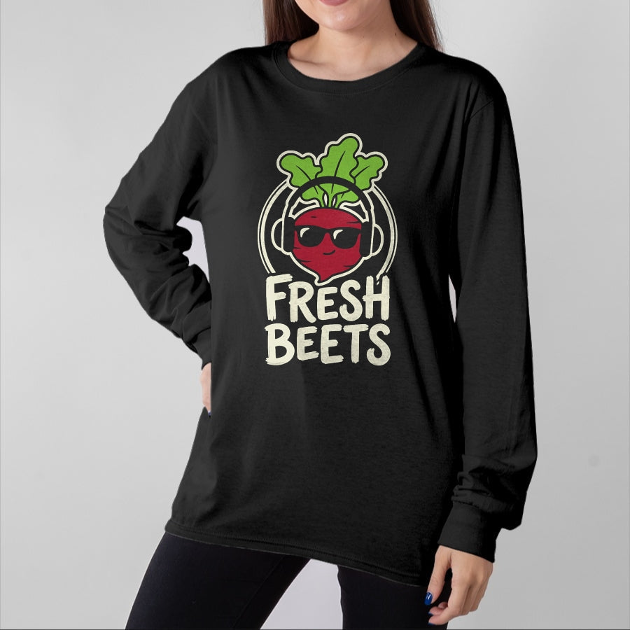 Best Farmer Life Shirt, Funny Farmer UnisexT-Shirt/Hoodie/Sweatshirt HLT00 - Fresh Beets Funny Beet Vegetable Farm Farmer Farming Tee T-Shirt