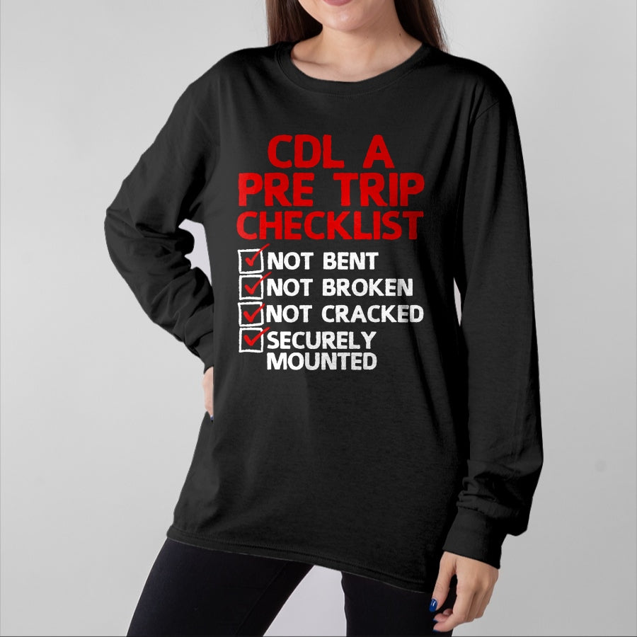 Best Truck Driver Life Shirt, Funny Trucker UnisexT-Shirt/Hoodie/Sweatshirt HLT00 - Cool CDL Trucker Art for Men Women Trucking CDL Truck Driver T-Shirt