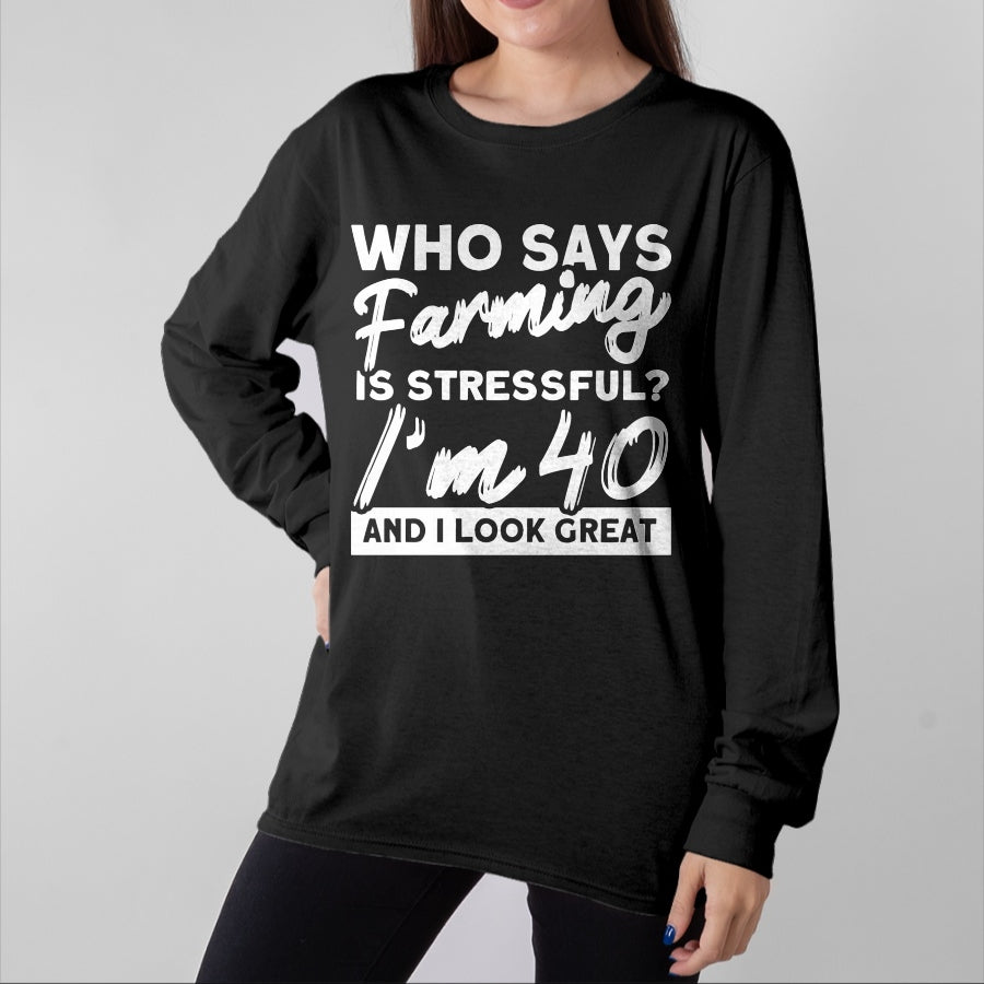 Best Farmer Life Shirt, Funny Farmer UnisexT-Shirt/Hoodie/Sweatshirt HLT00 - Farm Market 40th Birthday Local Farmers Farmer Performance T-Shirt