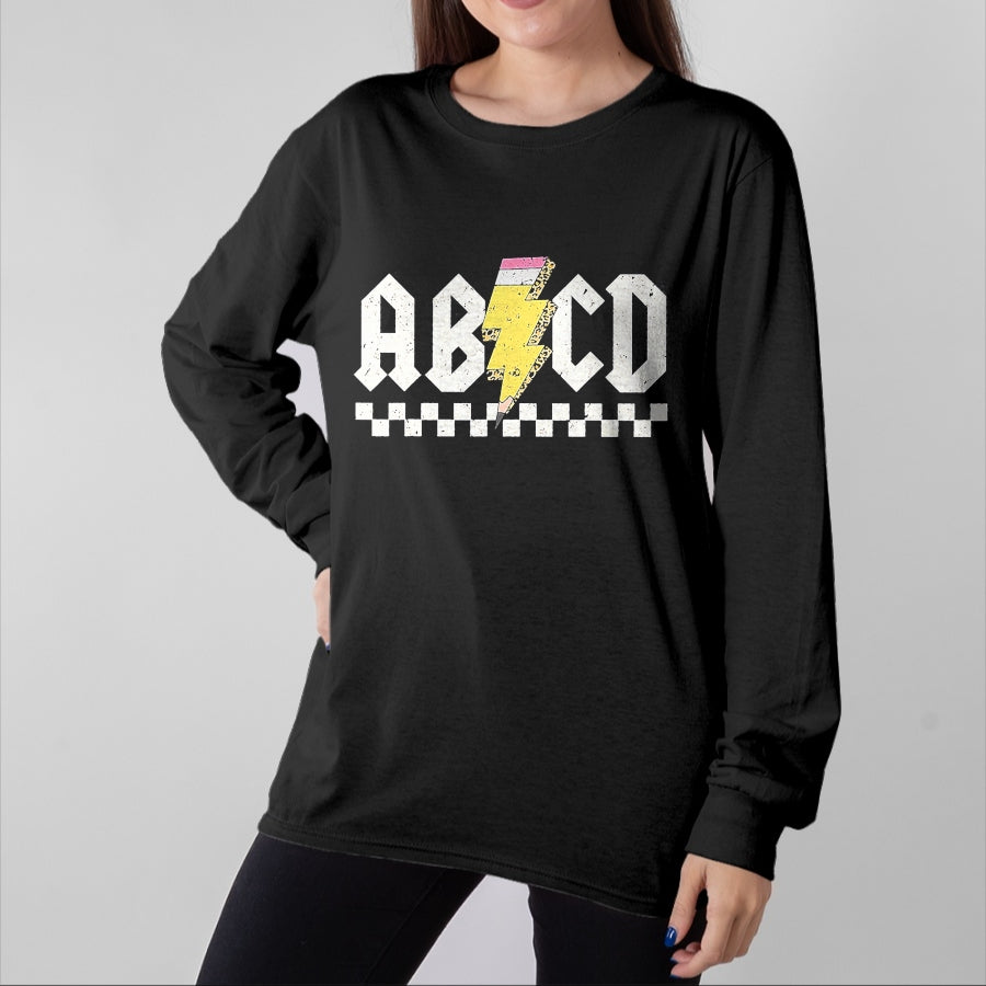 Best Teacher Shirt, Funny Teacher UnisexT-Shirt/Hoodie/Sweatshirt HLT00 - ABCD Teacher T-Shirt