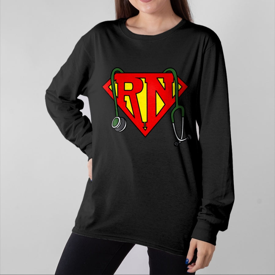 Funny Nurse Shirt, Nurse Unisex T-Shirt/Hoodie/Sweatshirt HLT00 - Super nurse Funny Superhero Nurse T-Shirt