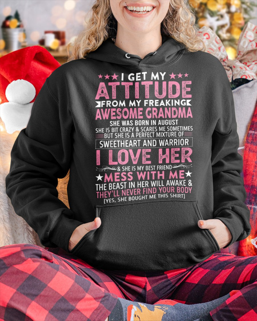 I GET MY ATTITUDE FROM MY GRANDMA AUGUST EDITION – FROM GRANDMA TO GRANDDAUGHTER kien08 (SKU07-163-08)