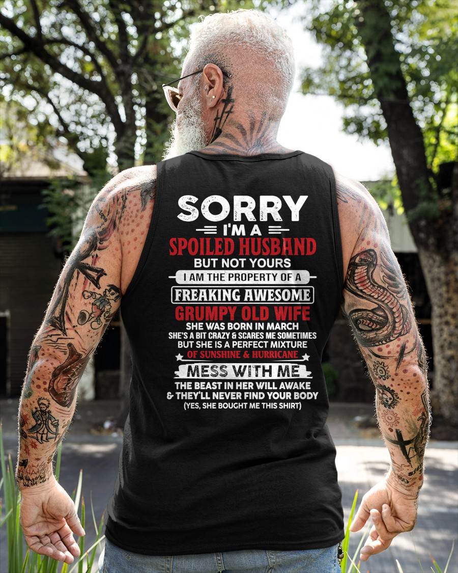 March - Spoiled Husband - Perfect Gift From Wife - HLT03 (SKU11-02-03)