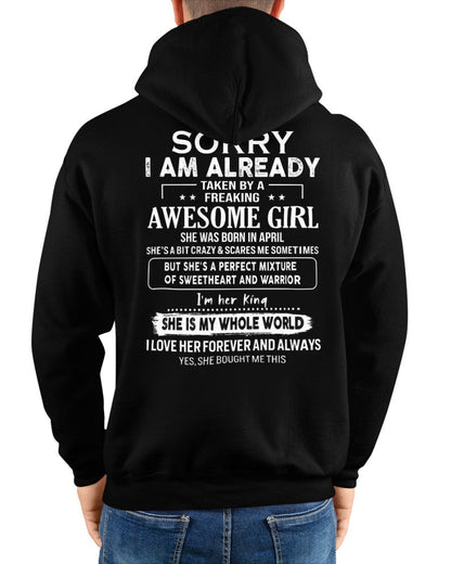 April - Awesome girl - Perfect gift for your boyfriend - (SKU04-86-04) - From Wife kien04