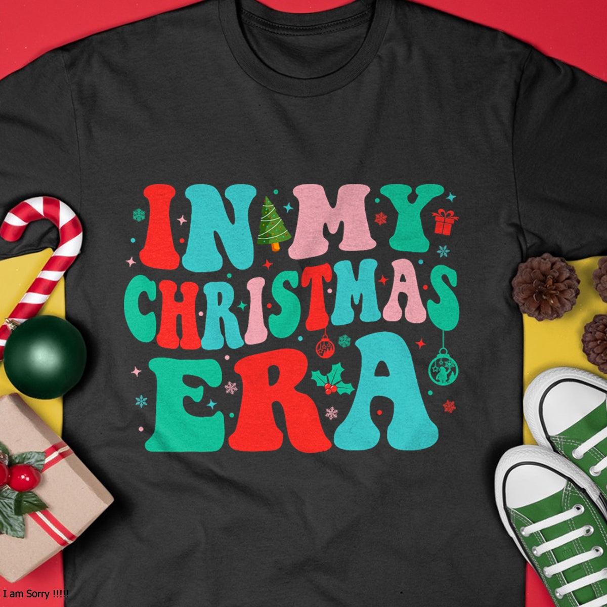Christmas Shirts for Family, Funny christmas shirts, Christmas Unisex T-Shirt/Hoodie/Sweatshirt HLT00 - In My Christmas Era Cute Groovy Christmas Holiday Xmas T-Shirt