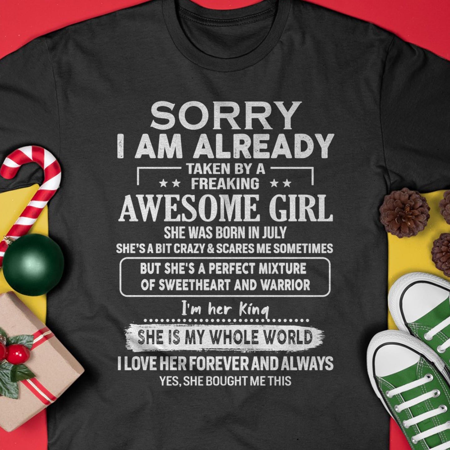 July - Awesome Girl - Perfect Gift For Your Boyfriend, Husband From Wife - kien07 (SKU04-86MT-07)