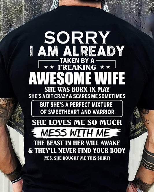 Wife May - Perfect gift for husband From Wife - kien05 (SKU68-86-05)
