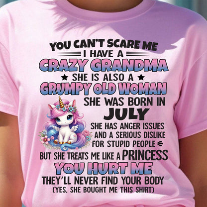 JULY - YOU CAN'T SCARE ME - GIFT FROM GRANDMA - kien07 (SKU09-106-07)