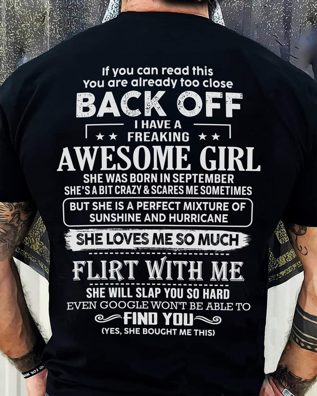 September – Awesome Girlfriend Born In September – Special gift for your Boyfriend – From Wife kien09 (SKU06-17-09)