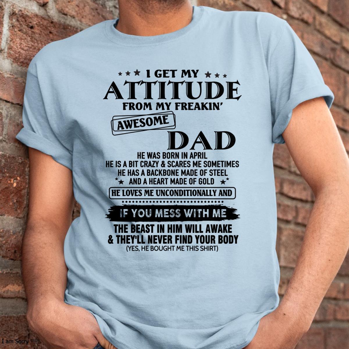 April - Gift For Son and Daughter From Dad - HLT04 - (SKU-TDADC-04)