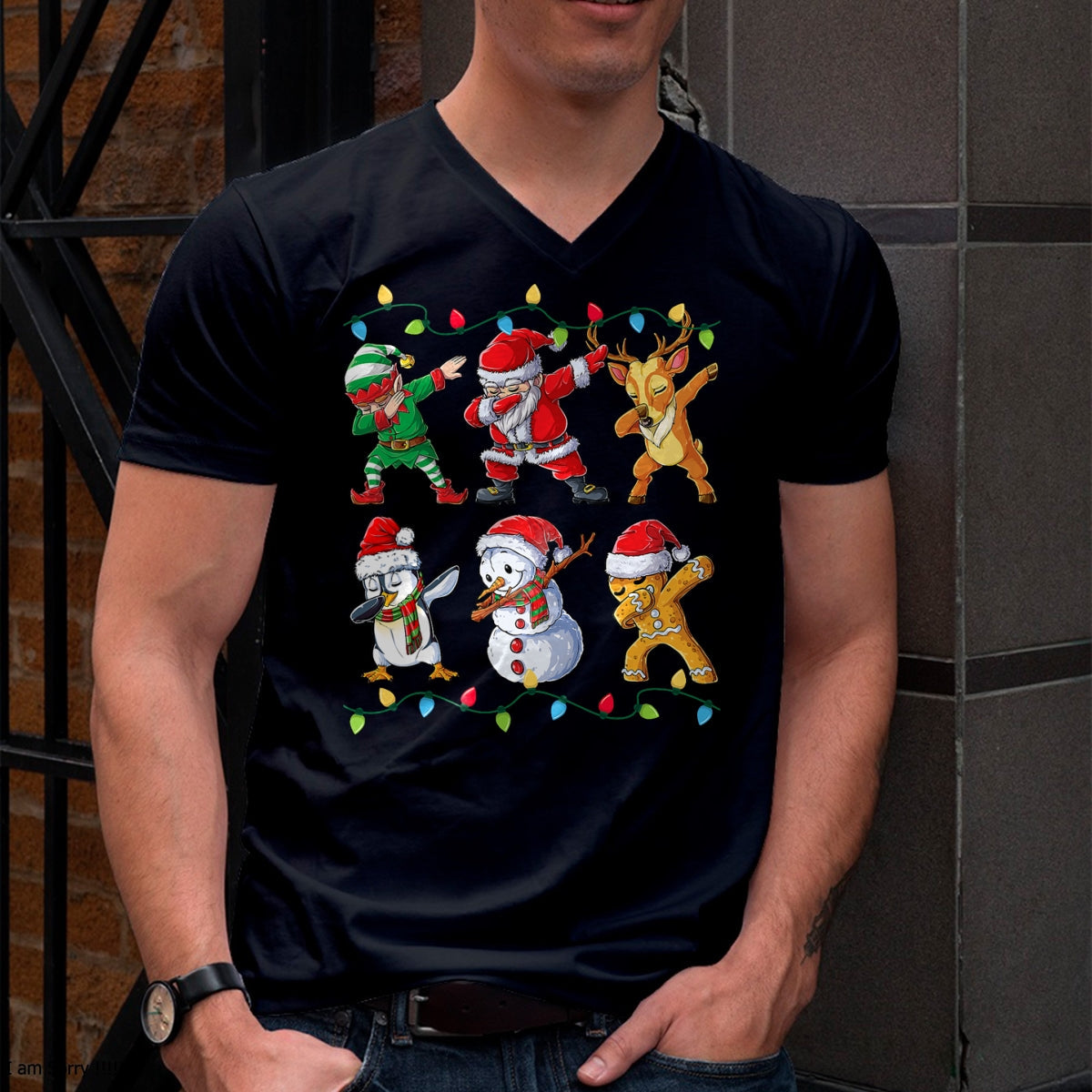 Christmas Shirts for Family, Funny christmas shirts, Christmas Unisex T-Shirt/Hoodie/Sweatshirt HLT00 - Dabbing Santa Elf Friends Christmas Boys Girls Men Xmas Dab T-Shirt