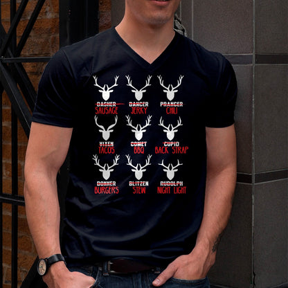 Christmas Shirts for Family, Funny christmas shirts, Christmas Unisex T-Shirt/Hoodie/Sweatshirt HLT00 - Funny Christmas Deer Hunters All of Santa_s Reindeer design T-Shirt