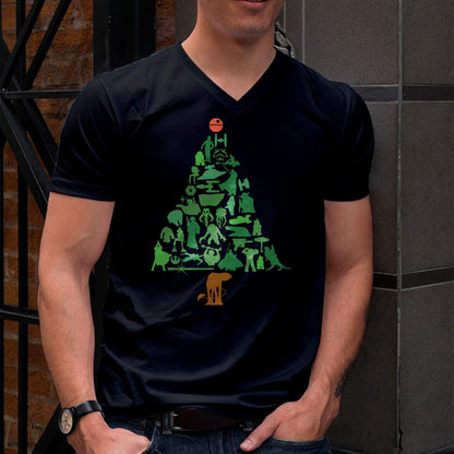 Christmas Shirts for Family, Funny christmas shirts, Christmas Unisex T-Shirt/Hoodie/Sweatshirt HLT00 - Star Wars Holiday Christmas Tree T-Shirt