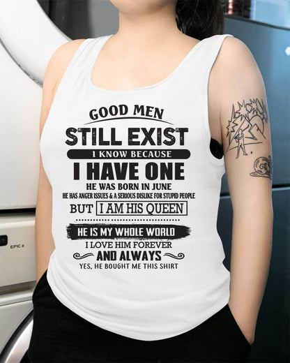 June - Good Men Still Exist - Perfect Gift For Girlfriend, Wife From Husband - HLT06 (SKU07-166-06)
