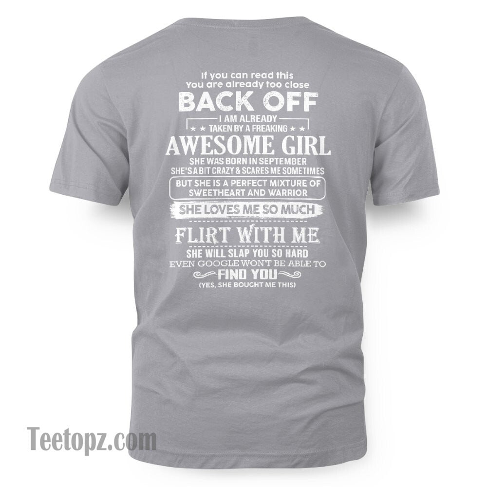 September – Awesome Girlfriend Born In September – Special gift for your Boyfriend – From Wife kien09 (SKU06-25-09)