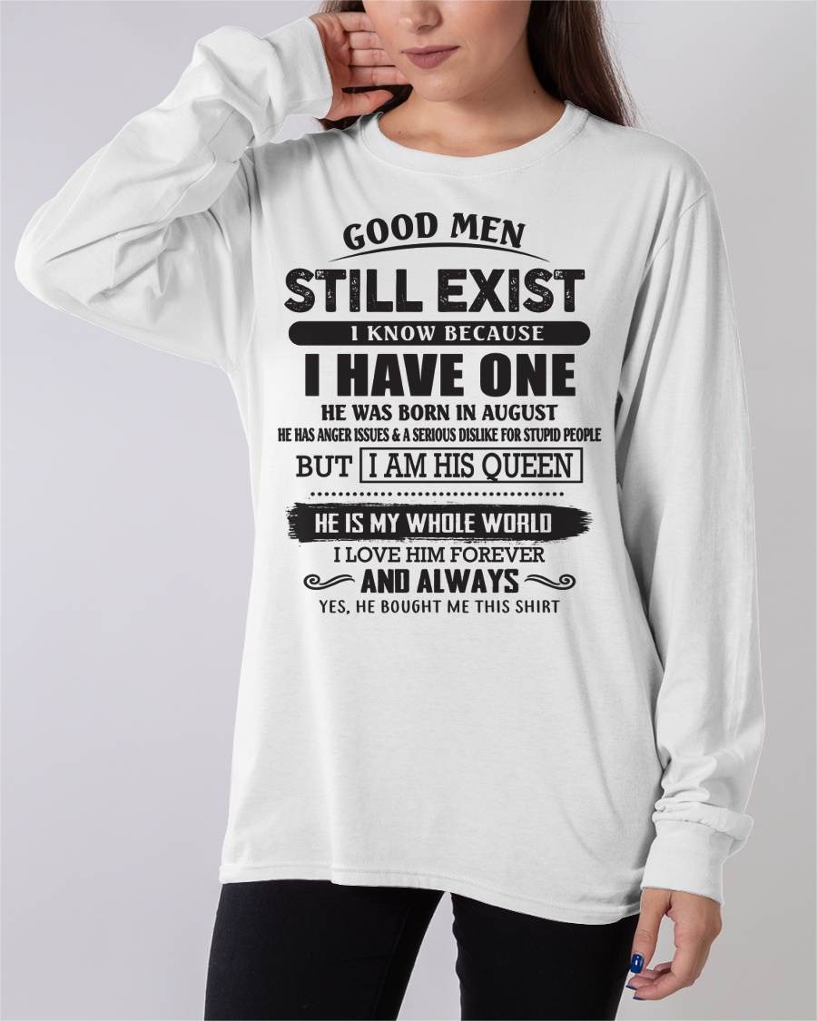 August - Good Men Still Exist - Perfect Gift For Girlfriend, Wife From Husband - HLT08 (SKU07-166-08)