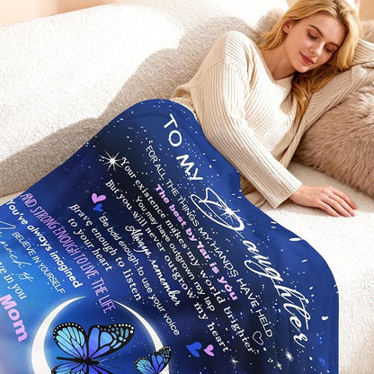 To My Daughter Blanket –  From Mom-HLT00