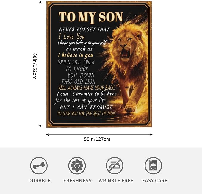 To My Son Blanket –  From Dad-HLT00