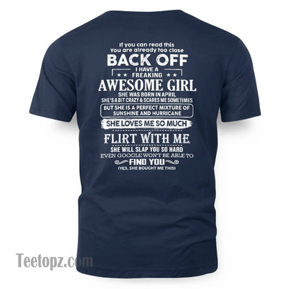 April – Awesome Girlfriend Born In April – Special gift for your Boyfriend – From Wife kien04 (SKU06-17-04)