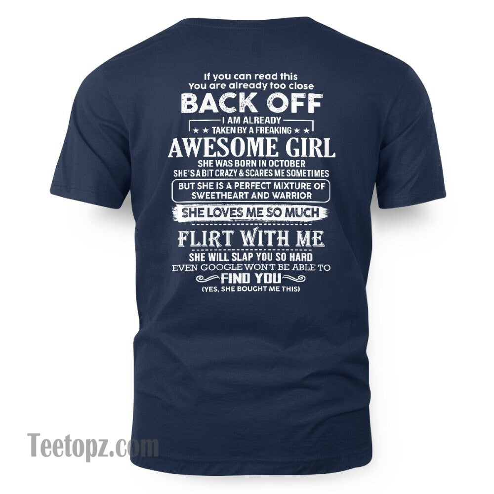 October – Awesome Girlfriend Born In October – Special gift for your Boyfriend – From Wife kien10 (SKU06-25-10)