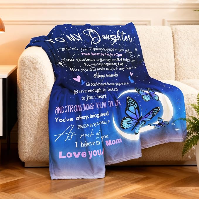 To My Daughter Blanket –  From Mom-HLT00