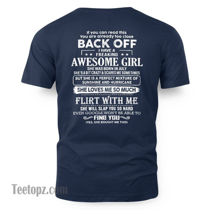 July – Awesome Girlfriend Born In July – Special gift for your Boyfriend – From Wife kien07 (SKU06-17-07)