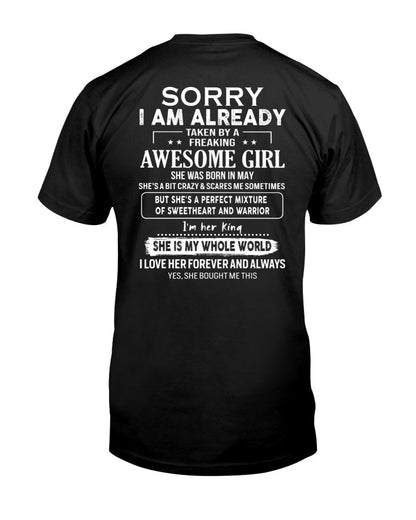 May - Awesome girl - Perfect gift for your boyfriend - (SKU04-86-05) - From Wife kien05