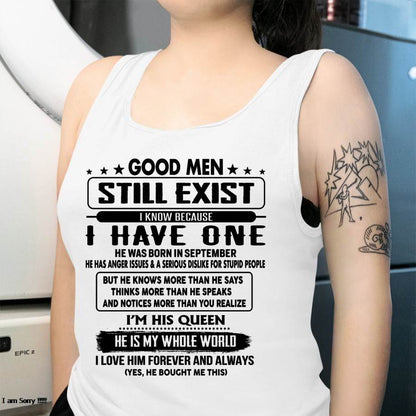 September - Good men Still Exist - gift for your girlfriend, wife from Husband - HLT09 (SKU-GM-09)