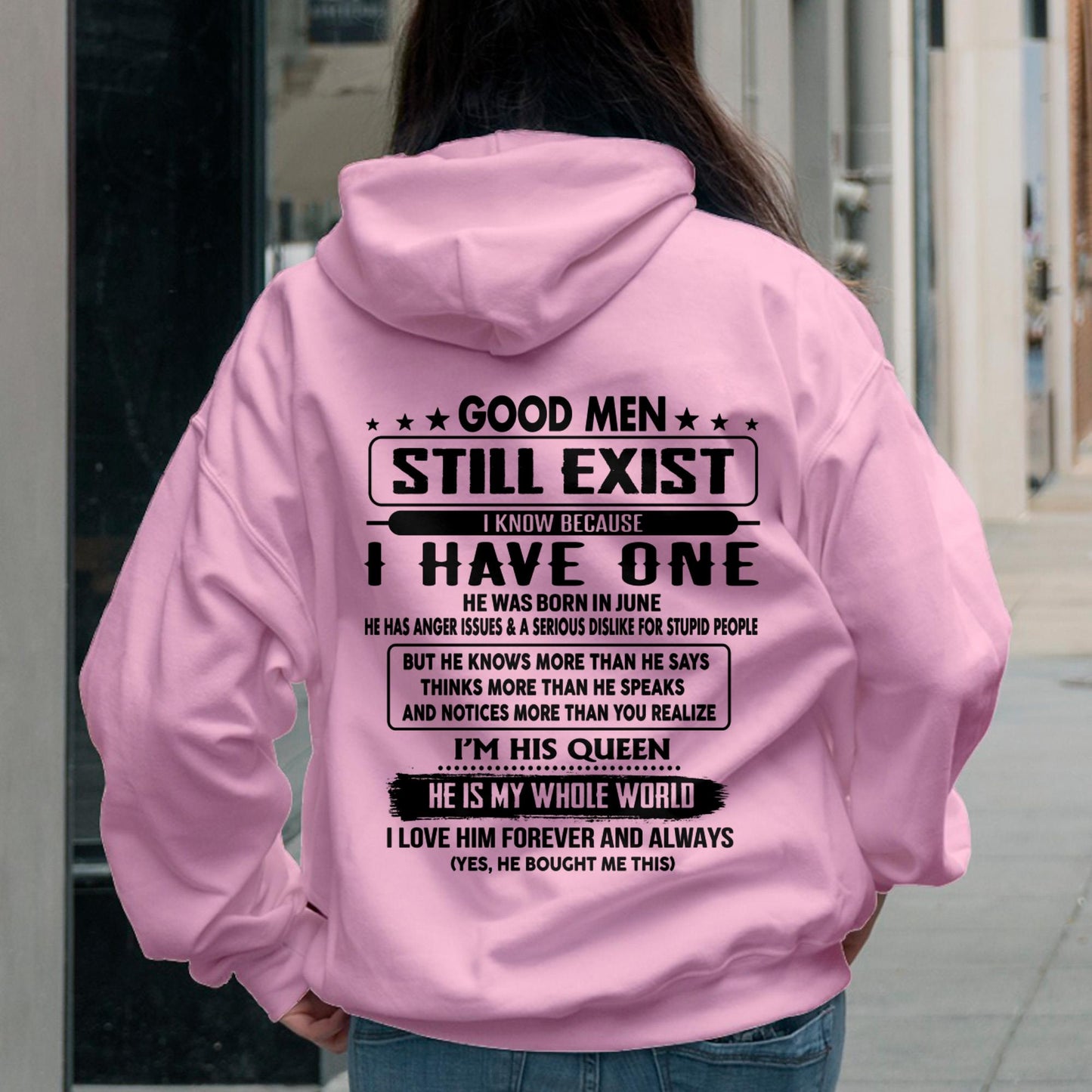 June - Good men Still Exist - gift for your girlfriend, wife from Husband - HLT06 (SKU-GMSAU-06)