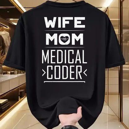 Funny Nurse Shirt, Nurse Unisex T-Shirt/Hoodie/Sweatshirt HLT00 - Medical Coder Shirt Mom Wife Medical Coding Biller Nurse T-Shirt