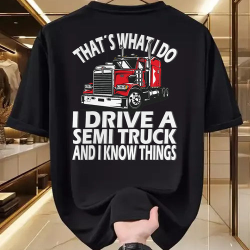 Best Truck Driver Life Shirt, Funny Trucker UnisexT-Shirt/Hoodie/Sweatshirt HLT00 - Thats what i do, Semi Truck driver T-Shirt