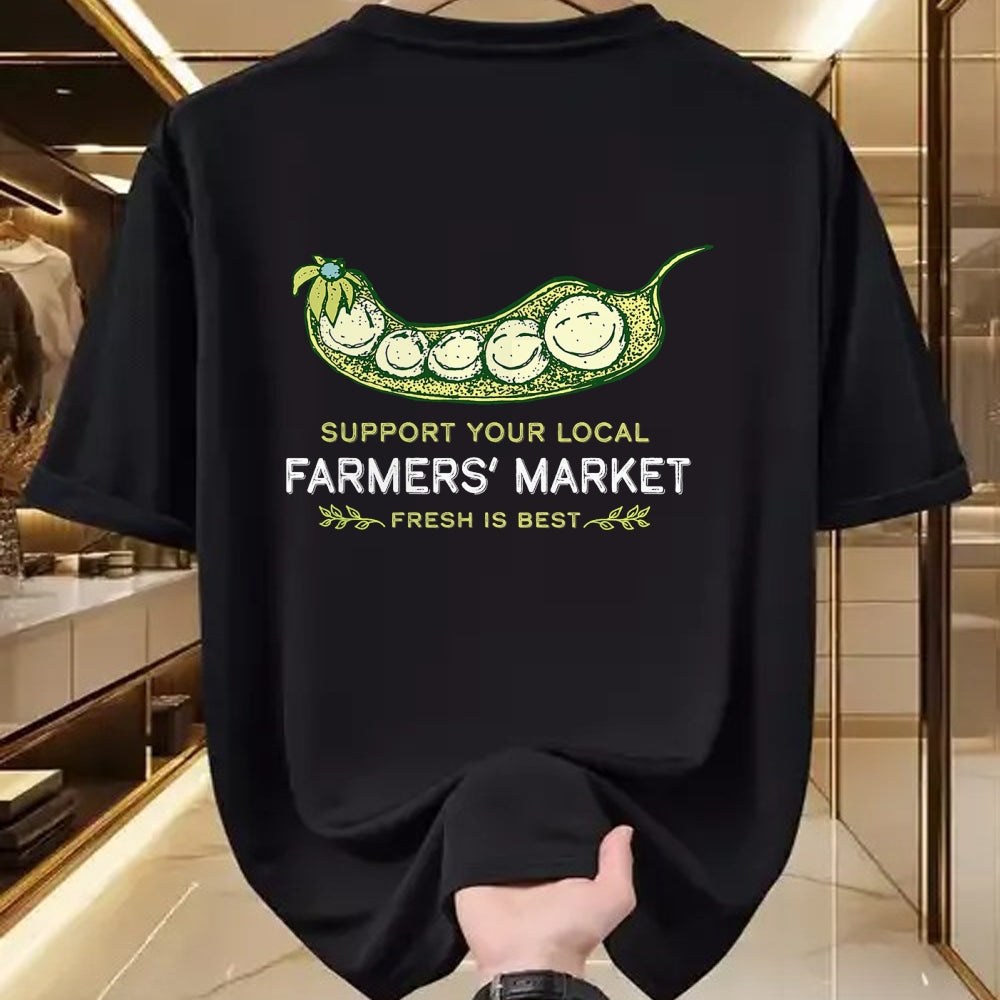 Best Farmer Life Shirt, Funny Farmer UnisexT-Shirt/Hoodie/Sweatshirt HLT00 - Support Your Local Outdoor Farmers' Market Funny Graphic T-Shirt