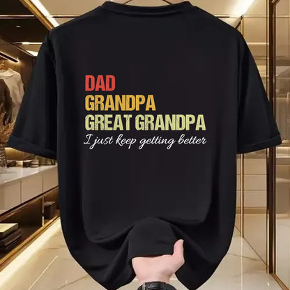 Best Grandpa Shirt, Proud Grandpa Unisex T-Shirt/Hoodie/Sweatshirt HLT00 - Fathers Day From Wife son kids Dad Grandpa Great Grandpa T-Shirt