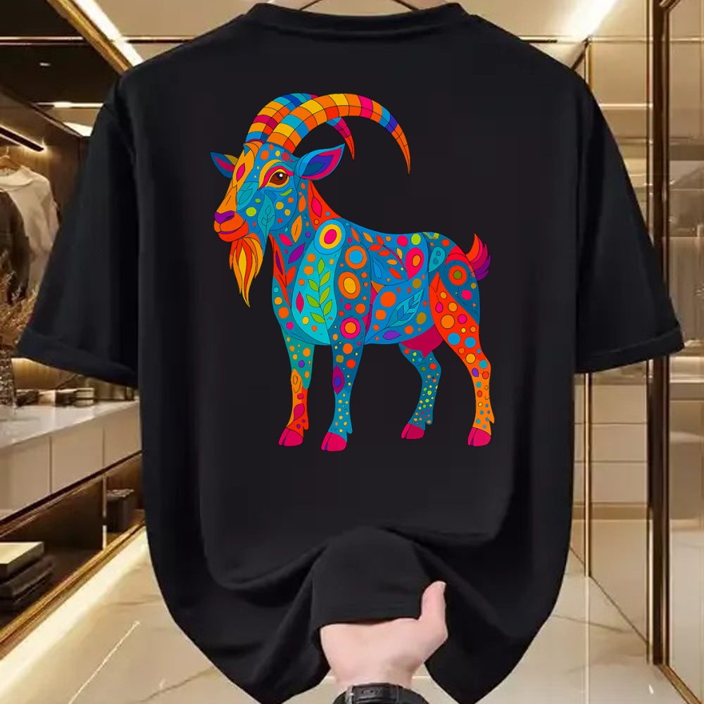 Best Farmer Life Shirt, Funny Farmer UnisexT-Shirt/Hoodie/Sweatshirt HLT00 - Psychedelic Goat T-Shirt