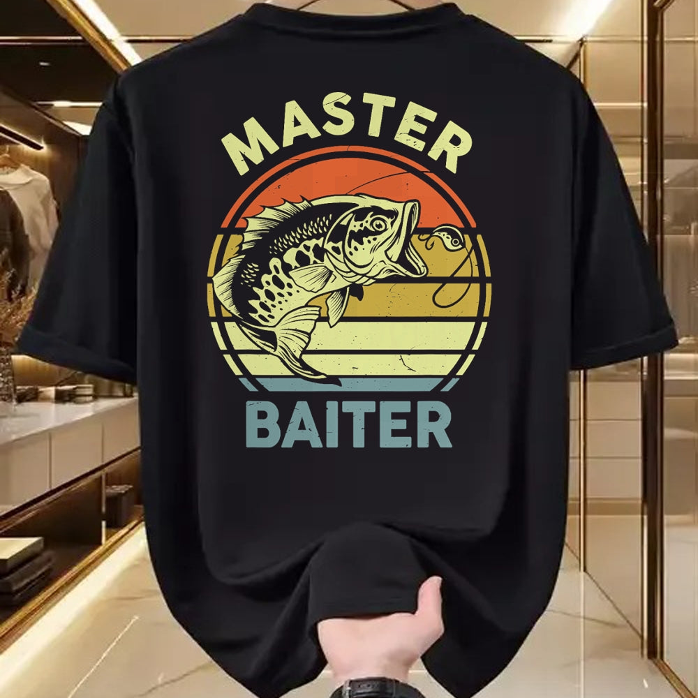 Best Grandpa Shirt, Proud Grandpa Unisex T-Shirt/Hoodie/Sweatshirt HLT00 - Fishing-Shirt Dad Grandpa Master-Baiter Funny T-Shirt