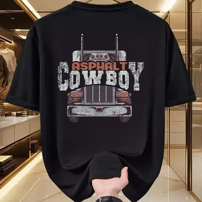 Best Truck Driver Life Shirt, Funny Trucker UnisexT-Shirt/Hoodie/Sweatshirt HLT00 - Asphalt Cowboy Cool Truck Driver Design Trucker T-Shirt