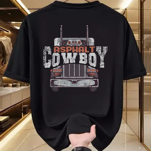 Best Truck Driver Life Shirt, Funny Trucker UnisexT-Shirt/Hoodie/Sweatshirt HLT00 - Asphalt Cowboy Cool Truck Driver Design Trucker T-Shirt