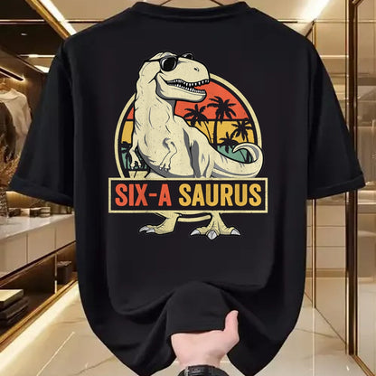 Best Dinosaur Lover Shirt, Funny Dinosaur UnisexT-Shirt/Hoodie/Sweatshirt HLT00 - 6 Year Old Dinosaur Birthday 6th T Rex Dino Six Saurus Tees T Shirts for Kids Boys Girls