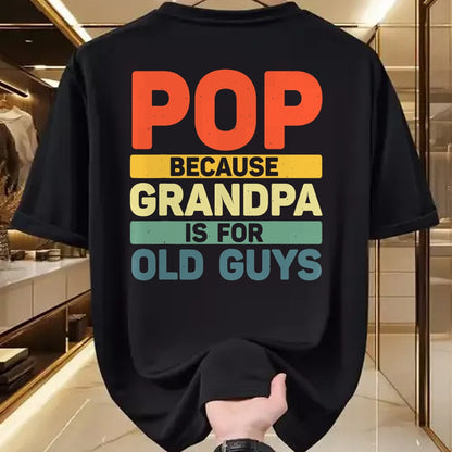 Best Grandpa Shirt, Proud Grandpa Unisex T-Shirt/Hoodie/Sweatshirt HLT00 -Best Pop Design For Grandpa From Grandkids Father's Day Pop T-Shirt