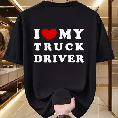 Best Truck Driver Life Shirt, Funny Trucker UnisexT-Shirt/Hoodie/Sweatshirt HLT00 - I Love My Truck Driver, I Love My Truck Driver T-Shirt