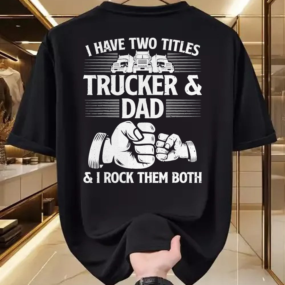 Best Truck Driver Life Shirt, Funny Trucker UnisexT-Shirt/Hoodie/Sweatshirt HLT00 - Funny Truck Driver Art Dad Trucker Men Truck Driving Lover T-Shirt, Men, Black, 3X-Large