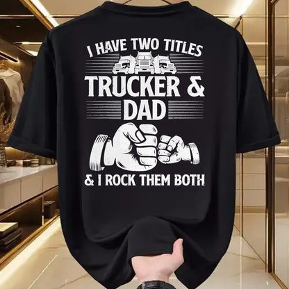 Best Truck Driver Life Shirt, Funny Trucker UnisexT-Shirt/Hoodie/Sweatshirt HLT00 - Funny Truck Driver Art Dad Trucker Men Truck Driving Lover T-Shirt, Men, Black, 3X-Large
