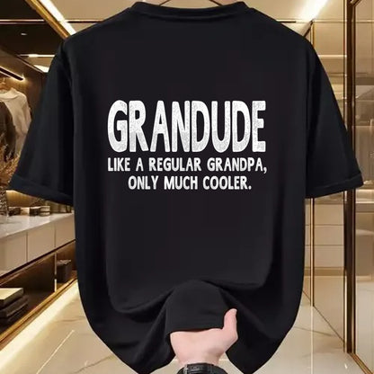 Best Grandpa Shirt, Proud Grandpa Unisex T-Shirt/Hoodie/Sweatshirt HLT00 - Grandude Definition Like Regular Grandpa Only Cooler Funny T-Shirt